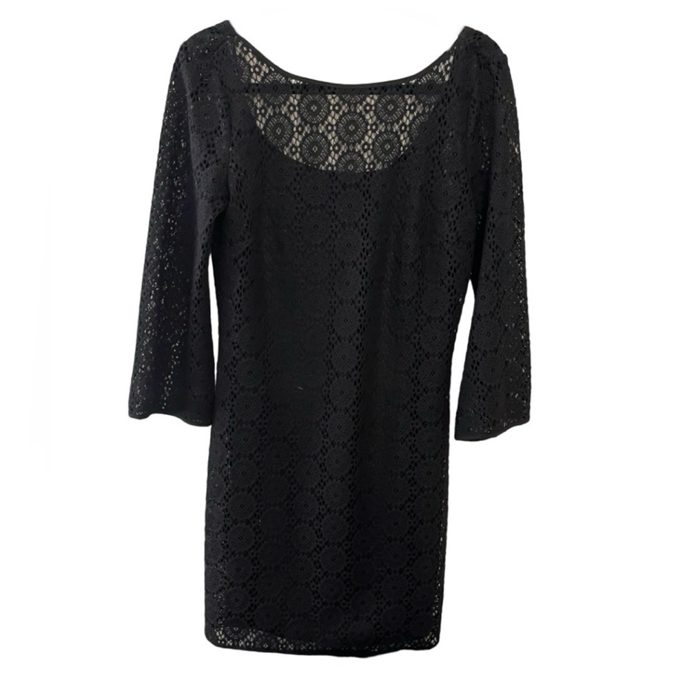 Lilly Pulitzer Black Lace Dress